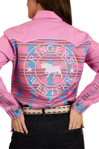 Ringers Western Womens Burdekin Limited Edition Full Button L/S Shirt (224092RW) Pastel Pink