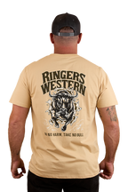 Ringers Western Mens Do No Harm Loose Fit S/S Tee (124067RW) Dark Sand