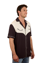 Ringers Western Mens Take No Bull Mens S/S Pub Shirt (124092RW) Charcoal