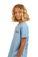 Ringers Western Childrens Boot Scootin Kids Classic Fit S/S Tee (324016RW) Dusk