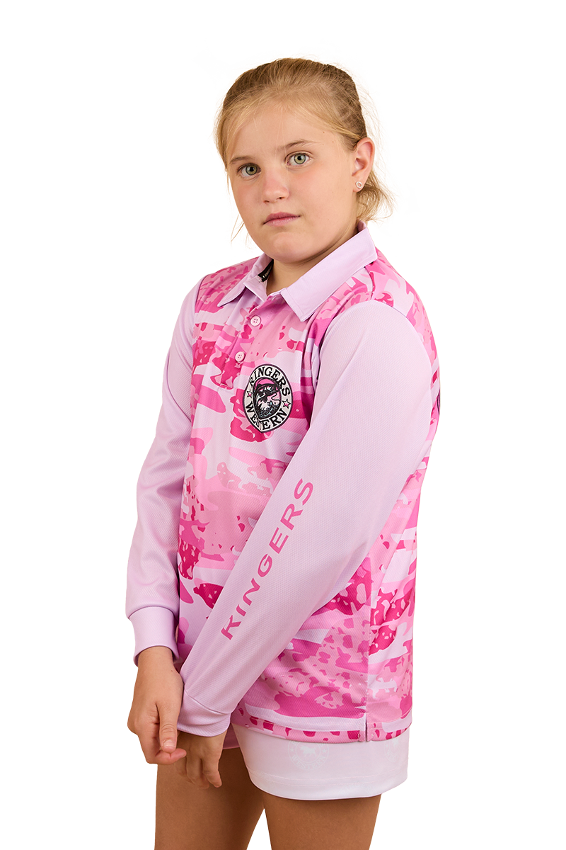 Ringers Western Childrens Big Catch L/S Fishing Jersey (324018RW) Ballet Pink