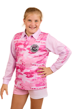 Ringers Western Childrens Big Catch L/S Fishing Jersey (324018RW) Ballet Pink
