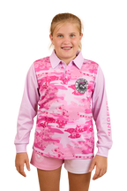 Ringers Western Childrens Big Catch L/S Fishing Jersey (324018RW) Ballet Pink