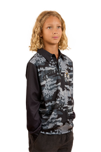 Ringers Western Childrens Big Catch L/S Fishing Jersey (324018RW) Black Camo