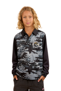 Ringers Western Childrens Big Catch L/S Fishing Jersey (324018RW) Black Camo