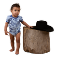 Ringers Western Infants Boot Scootin S/S Romper (524005RW) Dusk