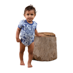 Ringers Western Infants Boot Scootin S/S Romper  (524005RW) Dusk