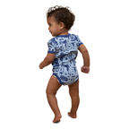 Ringers Western Infants Boot Scootin S/S Romper  (524005RW) Dusk