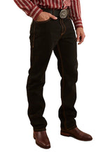 Ringers Western Mens Barrington Slim Fit Mid Rise Jeans (121092RW) Black