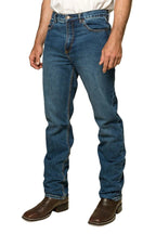 Ringers Western Mens Barrington Slim Fit Mid Rise Jeans (121092RW) Dark Wash Blue