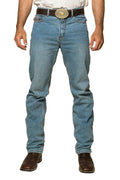 Ringers Western Mens Barrington Slim Fit Mid Rise Jeans (121092RW) Light Wash Blue