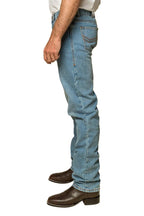 Ringers Western Mens Barrington Slim Fit Mid Rise Jeans (121092RW) Light Wash Blue