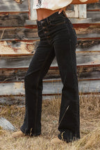 Ringers Western Womens Betsy High Rise Bootleg Jeans (223053RW) Black