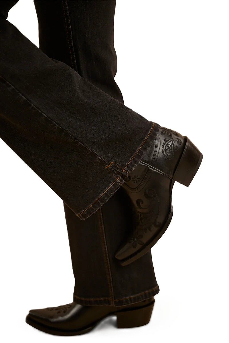 Ringers Western Womens Betsy High Rise Bootleg Jeans (223053RW) Black
