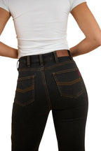 Ringers Western Womens Betsy High Rise Bootleg Jeans (223053RW) Black