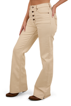 Ringers Western Womens Betsy High Rise Bootleg Jeans (223053RW) Off White