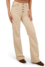 Ringers Western Womens Betsy High Rise Bootleg Jeans (223053RW) Off White