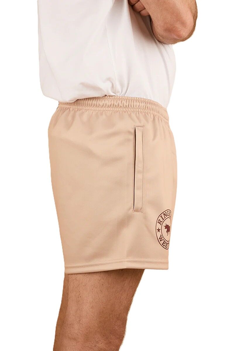 Ringers Western Unisex Walkabout Warrior Footy Shorts (424060RW) Dark Sand/Multi