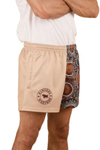 Ringers Western Unisex Walkabout Warrior Footy Shorts (424060RW) Dark Sand/Multi