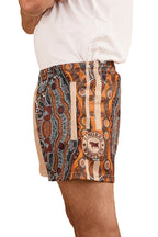 Ringers Western Unisex Walkabout Warrior Footy Shorts (424060RW) Dark Sand/Multi