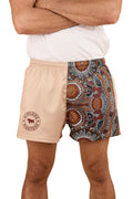 Ringers Western Unisex Walkabout Warrior Footy Shorts (424060RW) Dark Sand/Multi
