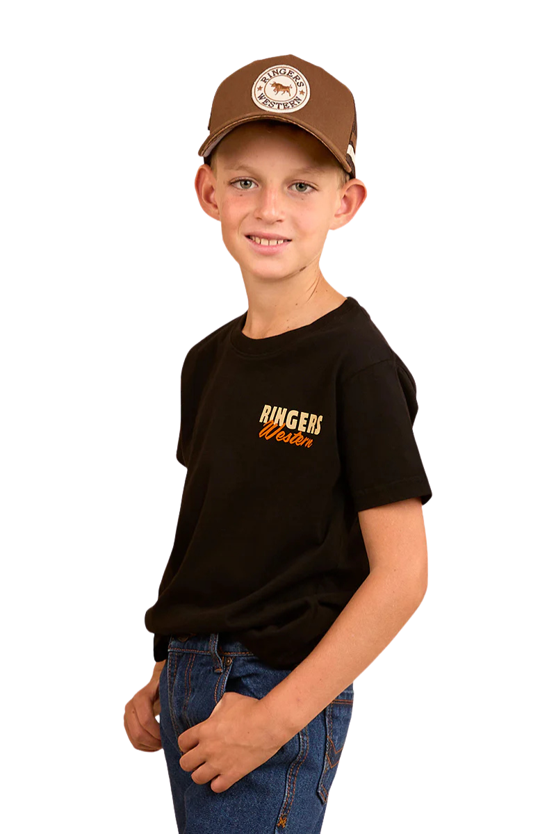 Ringers Western Boys Truck Yeah Classic Fit S/S Tee (823005RW) Black