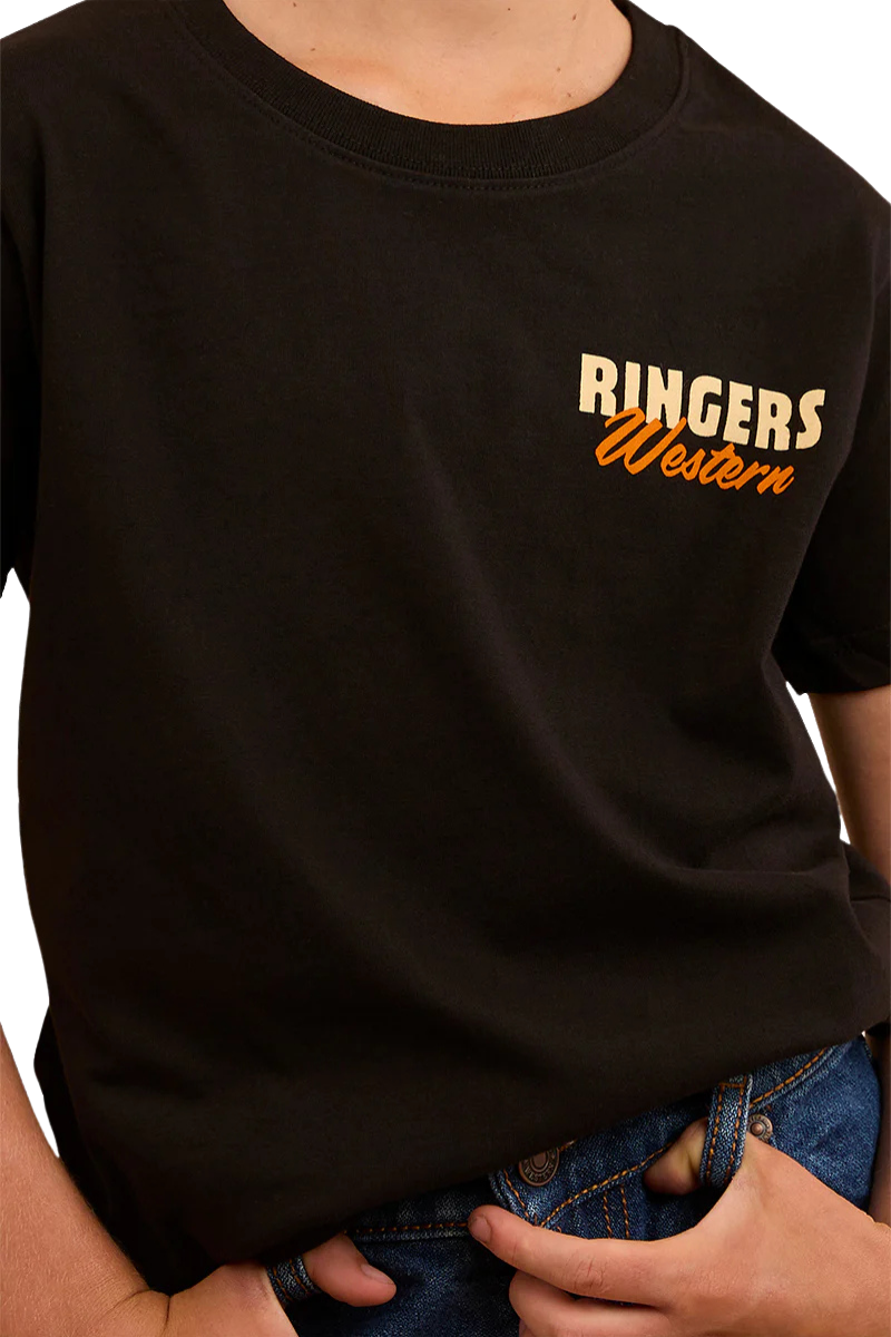 Ringers Western Boys Truck Yeah Classic Fit S/S Tee (823005RW) Black