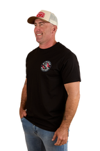 Ringers Western Mens Bucking Bull Loose Fit S/S Tee (124069RW) Black