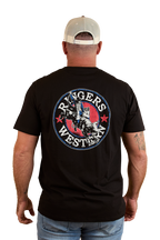 Ringers Western Mens Bucking Bull Loose Fit S/S Tee (124069RW) Black
