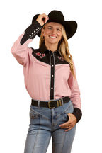 Ringers Western Womens Bellingen L/S Western Shirt (224073RW) Rosey Pink