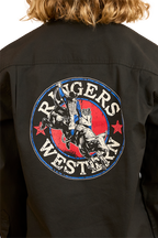 Ringers Western Childrens 8 Seconds Bucking Bull L/S Shirt (324037RW) Charcoal