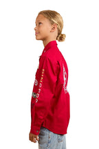 Ringers Western Childrens Chute Boss L/S Shirt (324036RW) Dark Red