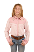Ringers Western Childrens Annie L/S Western Shirt (324027RW) Pink