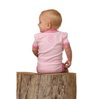Ringers Western Infants Howdy Cowgirl S/S Romper  (524006RW) Ballet Pink