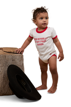 Ringers Western Infants First Rodeo S/S Romper (524004RW) Off White/Red