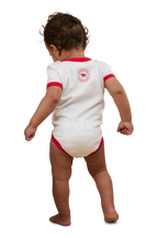 Ringers Western Infants First Rodeo S/S Romper (524004RW) Off White/Red