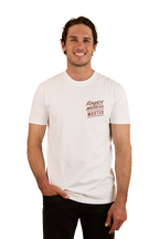 Ringers Western Mens Ringers Of The Sky S/S Tee (124074RW) White