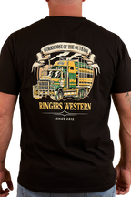 Ringers Western Mens Workhorse Loose Fit S/S Tee (124078RW) Black