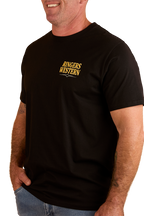 Ringers Western Mens Workhorse Loose Fit S/S Tee (124078RW) Black