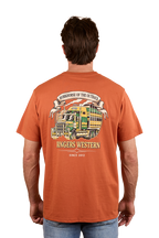 Ringers Western Mens Workhorse Loose Fit S/S Tee (124078RW) Rust