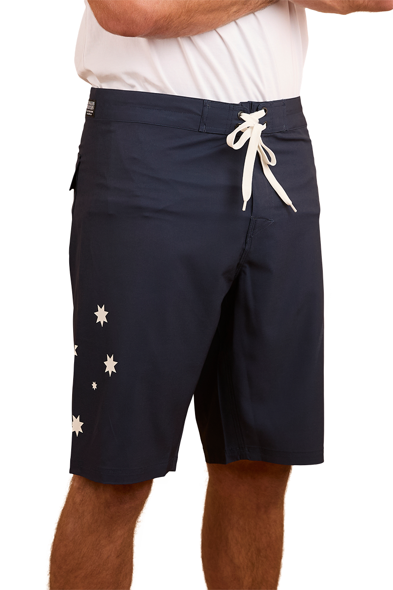 Ringers Western Mens Southern Cross Swim Shorts (124085RW) Navy/White