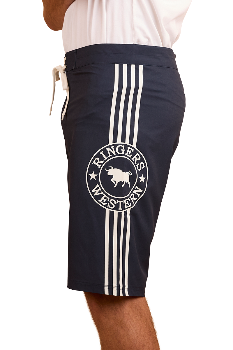 Ringers Western Mens Southern Cross Swim Shorts (124085RW) Navy/White