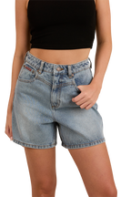 Ringers Western Womens Saige Denim Shorts (223146RW) Light Wash Blue