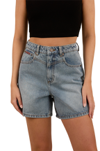 Ringers Western Womens Saige Denim Shorts (223146RW) Light Wash Blue