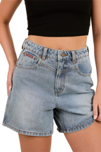 Ringers Western Womens Saige Denim Shorts (223146RW) Light Wash Blue