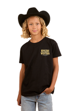 Ringers Western Childrens Workhorse Classic Fit S/S Tee (324021RW) Black