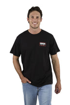 Ringers Western Mens Ringers Grill Loose Fit S/S Tee (125068RW) Black