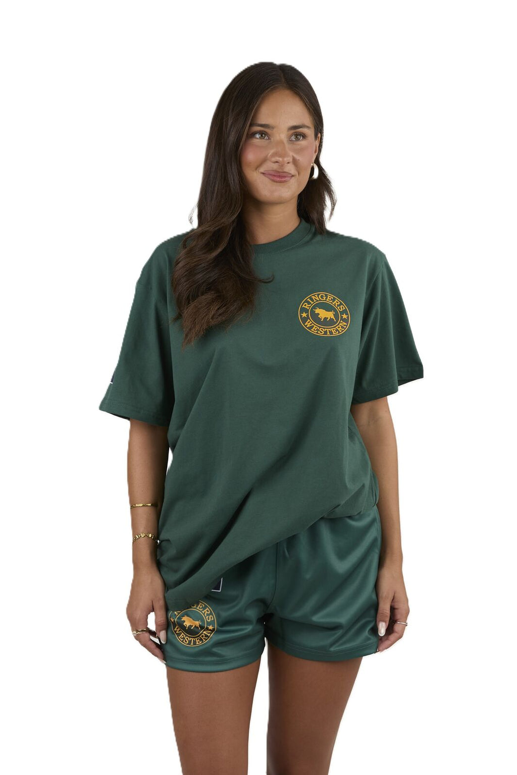 Ringers Western Mens Good Bloke Loose Fit S/S Tee (125072RW) Pine