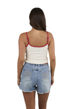 Ringers Western Womens Bad Cowgirls Tank (225088RW) Off White