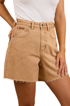 Ringers Western Womens Remy Denim Shorts (222125RW) Dark Sand [SD]